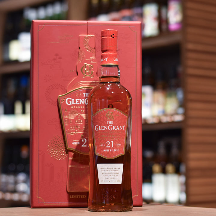 Glen Grant 21 Year Old with Red Gift Box