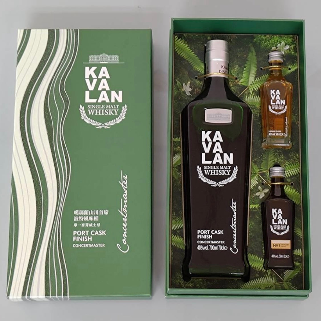 Kavalan Port Cask Finish Concertmaster - 2 Miniatures Gift Set