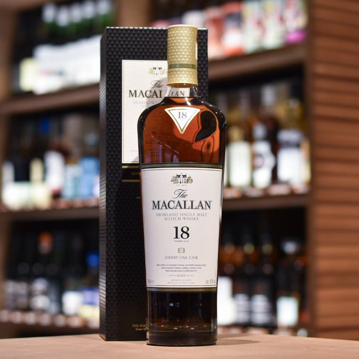 Macallan 18 Year Old Sherry Oak 2023 Release - The Rare Malt