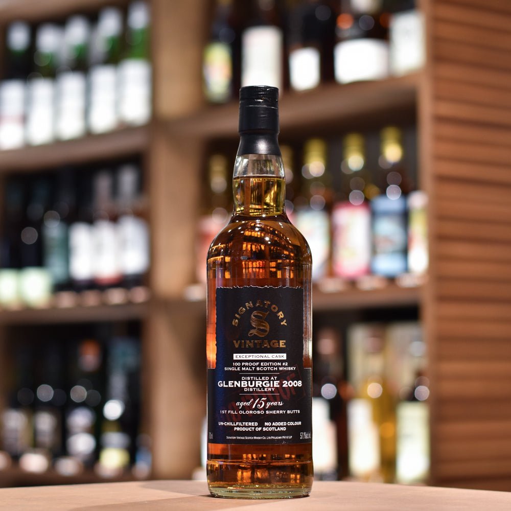 Signatory - Glenburgie 15 Year Old 2008 100 Proof Exceptional Cask - The Rare Malt