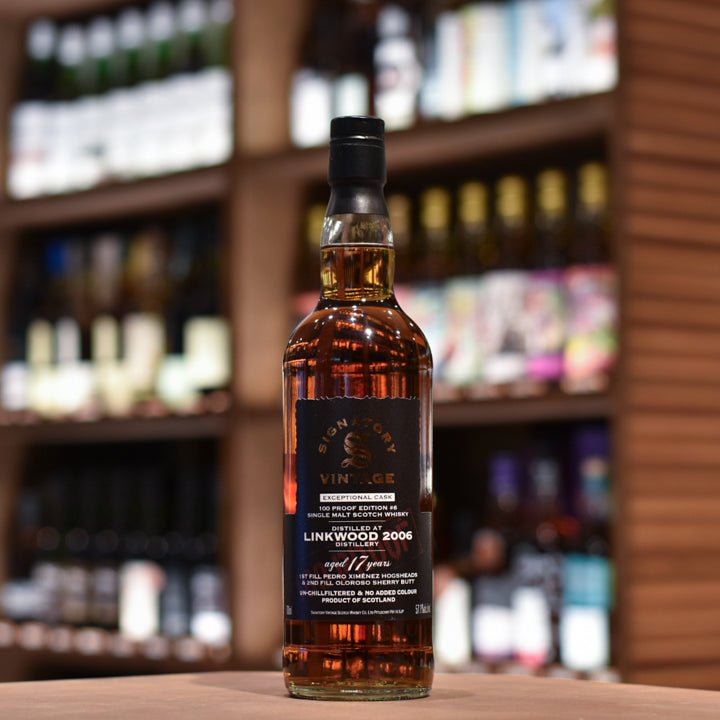 Signatory - Linkwood 17 Year Old 2006 100 Proof Exceptional Cask - The Rare Malt