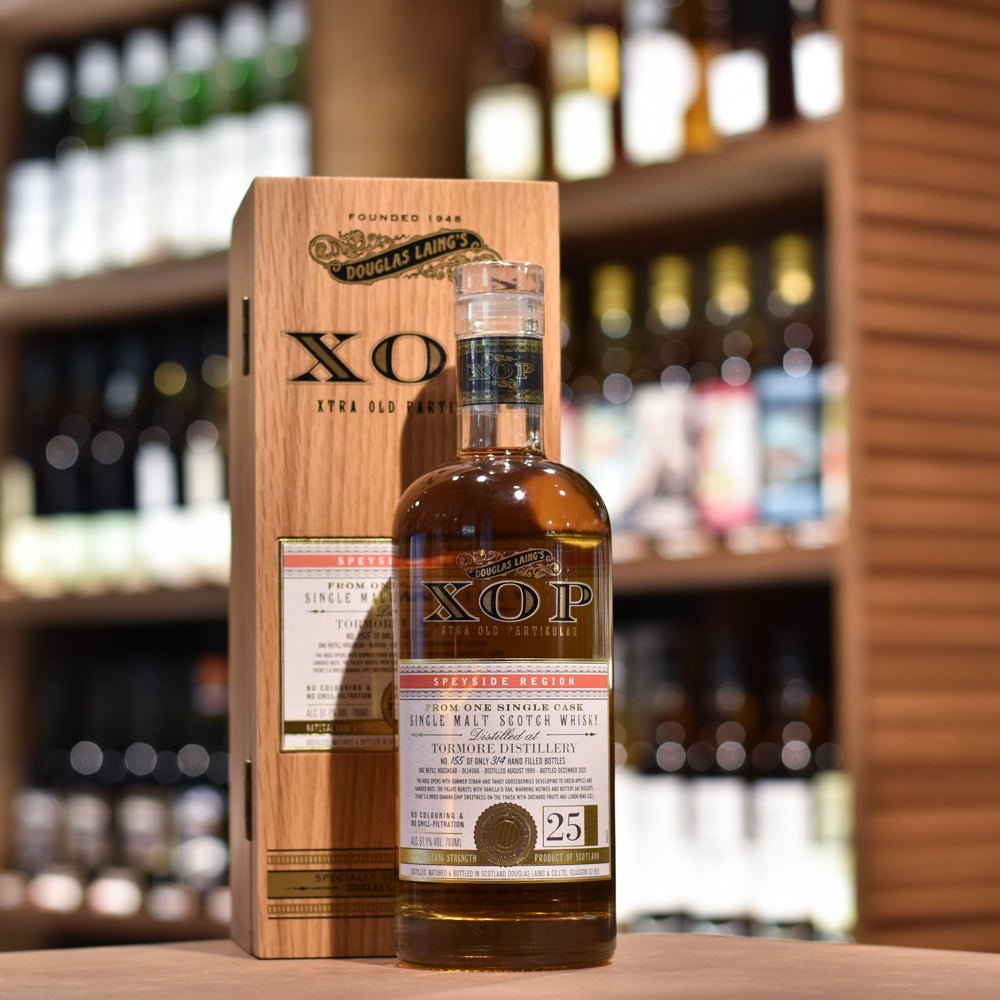 XOP - Tormore 25 Year Old 1995 Cask DL 14566 - The Rare Malt