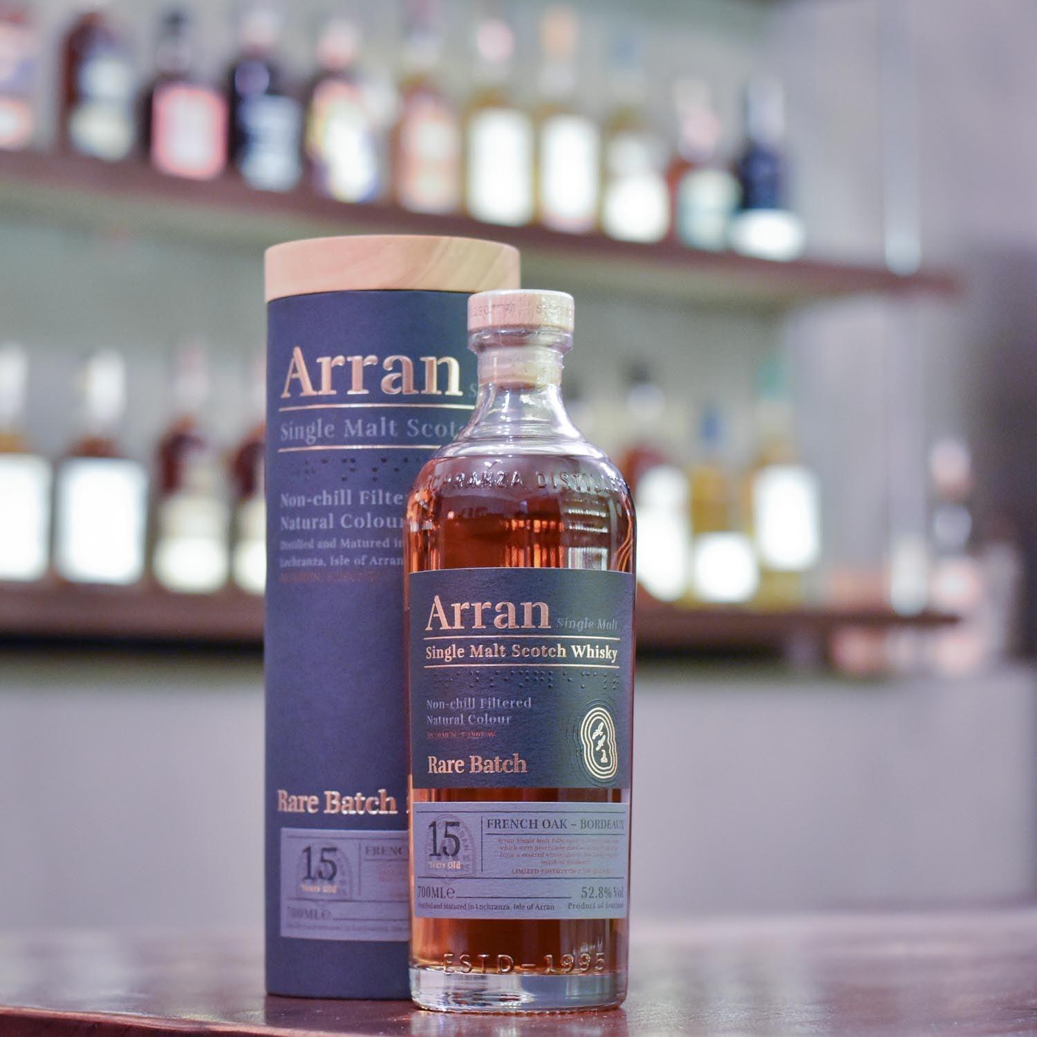 Arran 15 Year Old Rare Batch French Oak Bordeaux - The Rare Malt