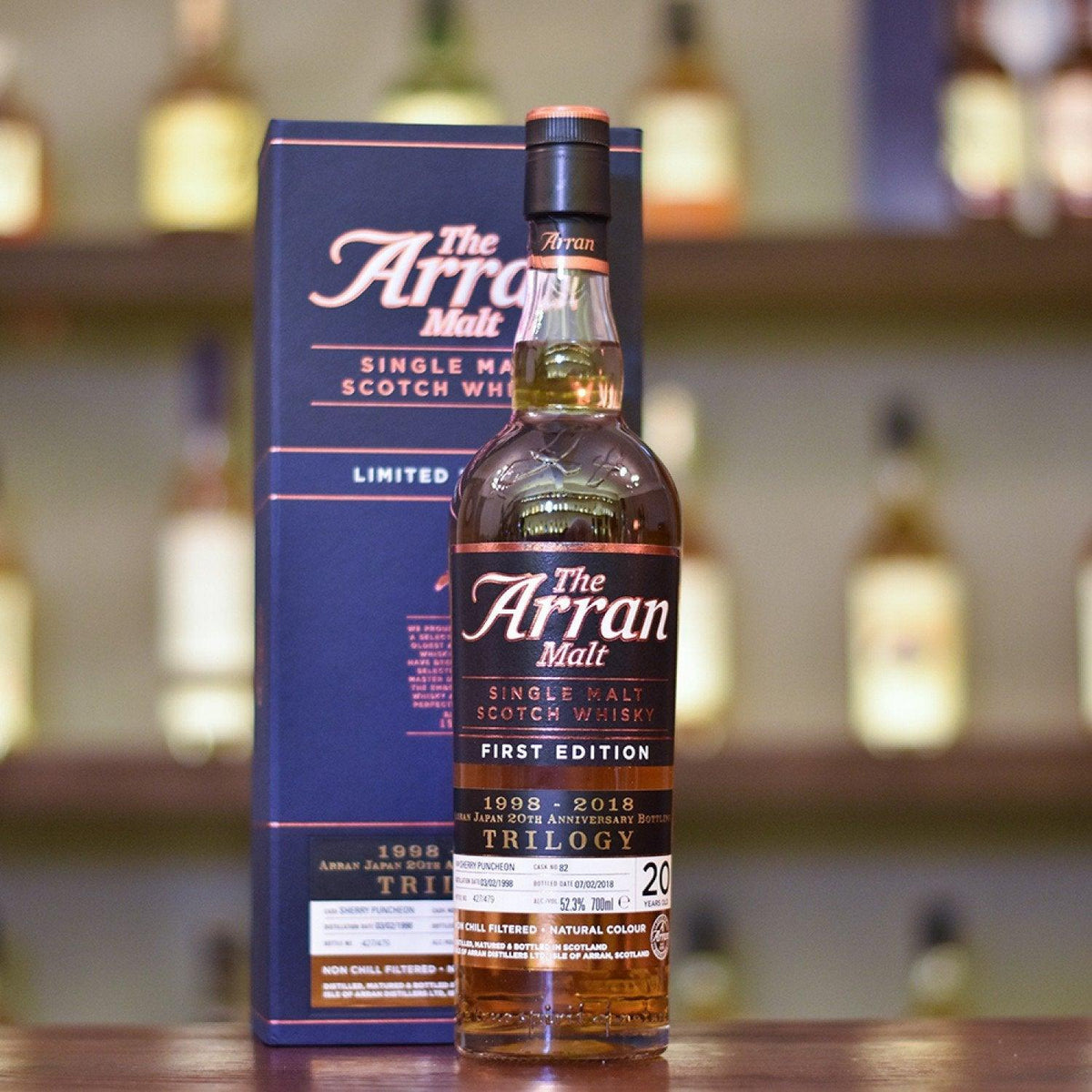 Arran 20 Year Old 1998 First Edition for Arran Japan 20th Anniversary Bottling Trilogy Cask 82 - The Rare Malt