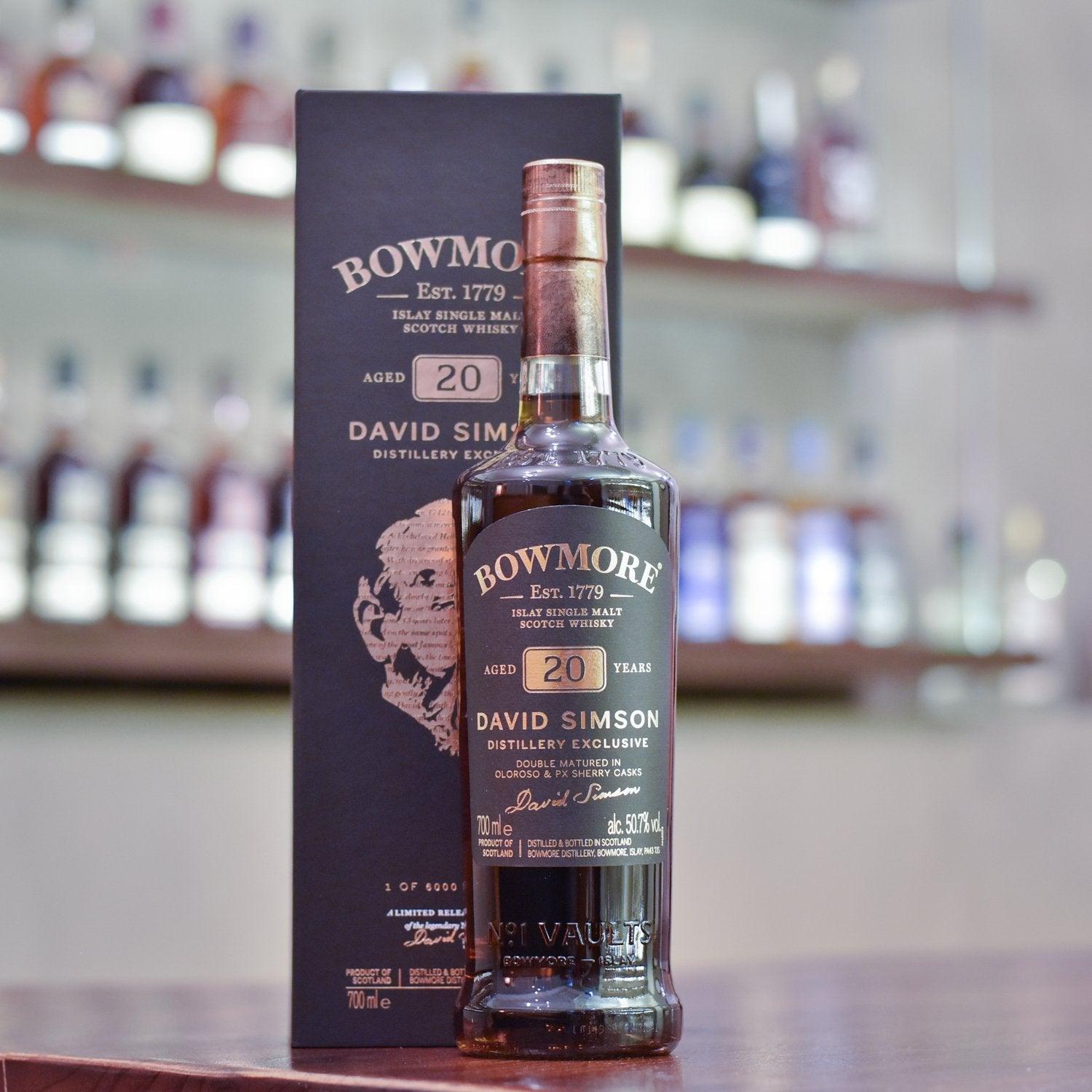 Bowmore 20 Year Old David Simson Distillery Exclusive - The Rare Malt