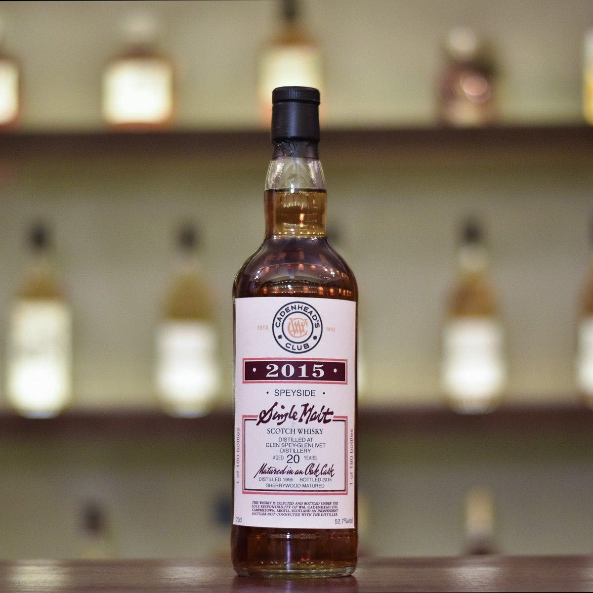 Cadenhead - Glen Spey 20 Year Old 1995 for Cadenhead's Club - The Rare Malt