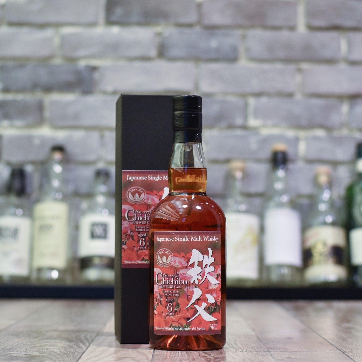 秩父 Chichibu 6 Year Old 2012 for Mitsukoshi Isetan Red Wine Cask 2275 - The Rare Malt