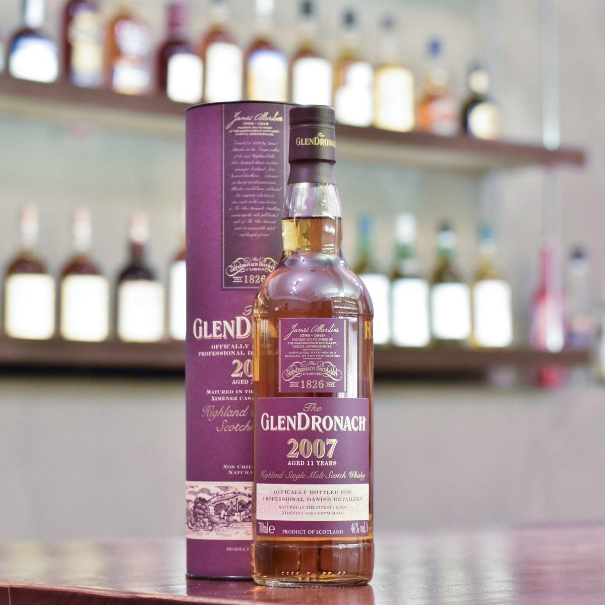 Glendronach 11 Year Old 2007 for Professional Danish Whisky Retailers - The Rare Malt