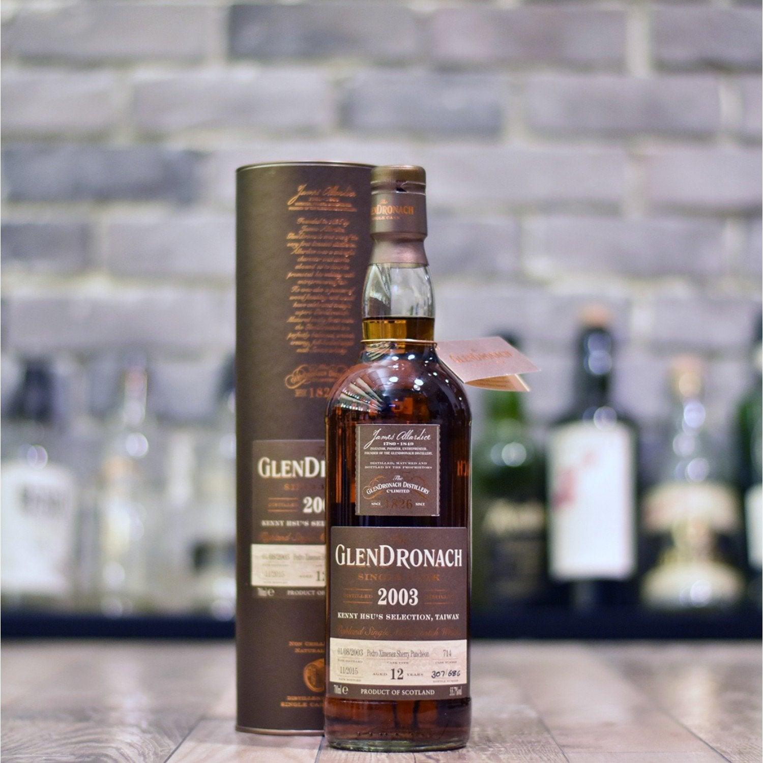 Glendronach 12 Year Old 2003 Kenny Hsu's Selection Cask 714 - The Rare Malt