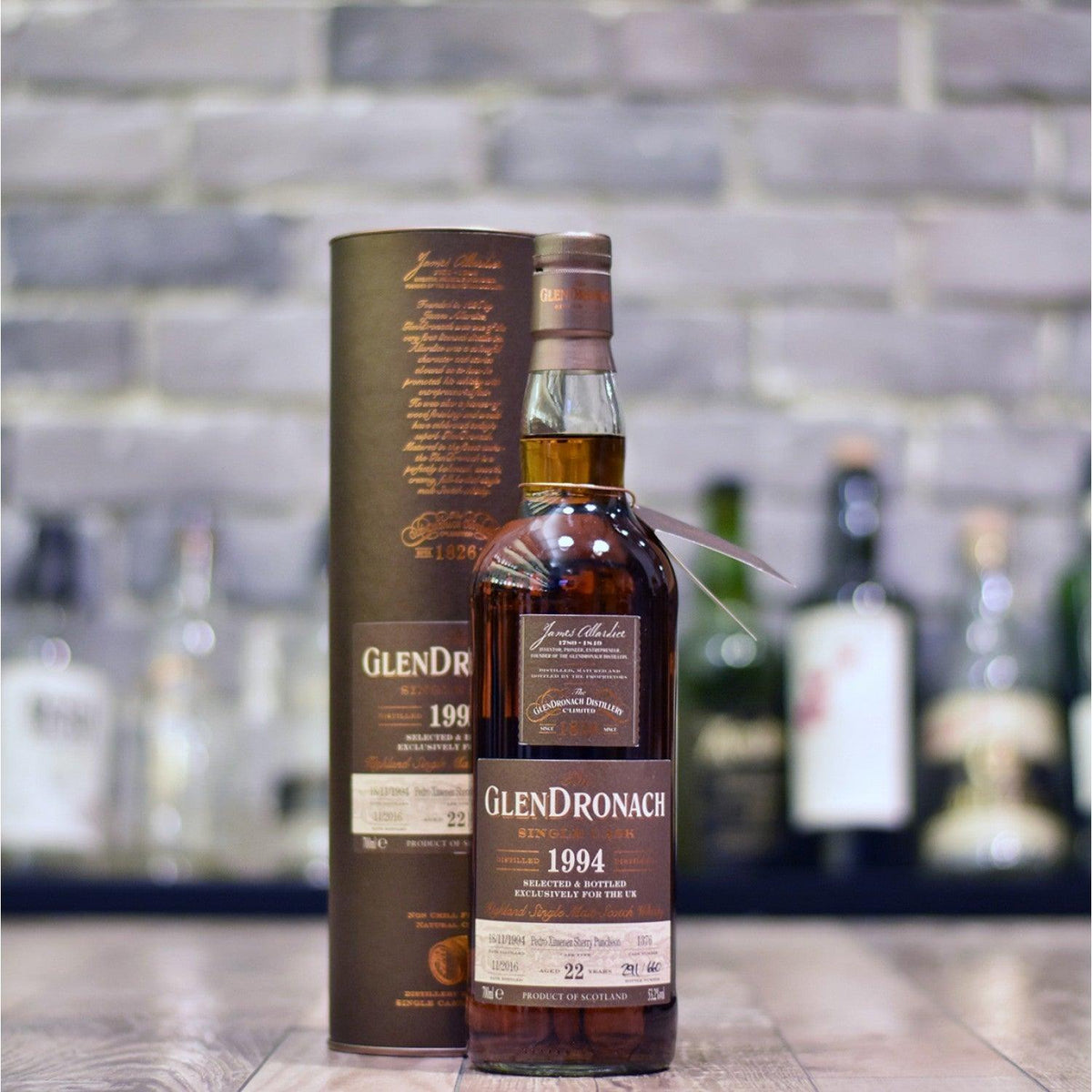 Glendronach 22 Year Old 1994 Exckusive for the UK Cask 1376 - The Rare Malt