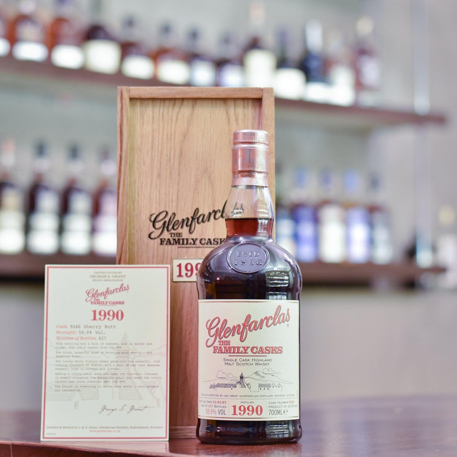 Glenfarclas 16 Year Old 1990 1st Release Family Cask 9246 - The Rare Malt