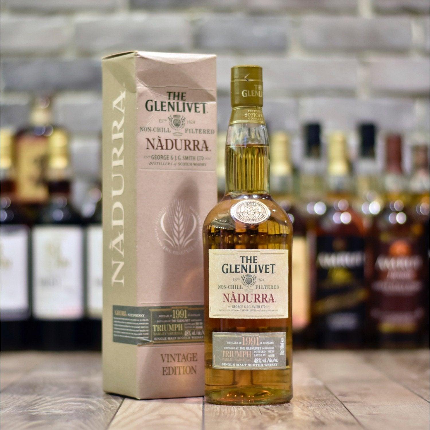 Glenlivet 18 Year Old 1991 Nadurra - Triumph Batch 0310B - The Rare Malt