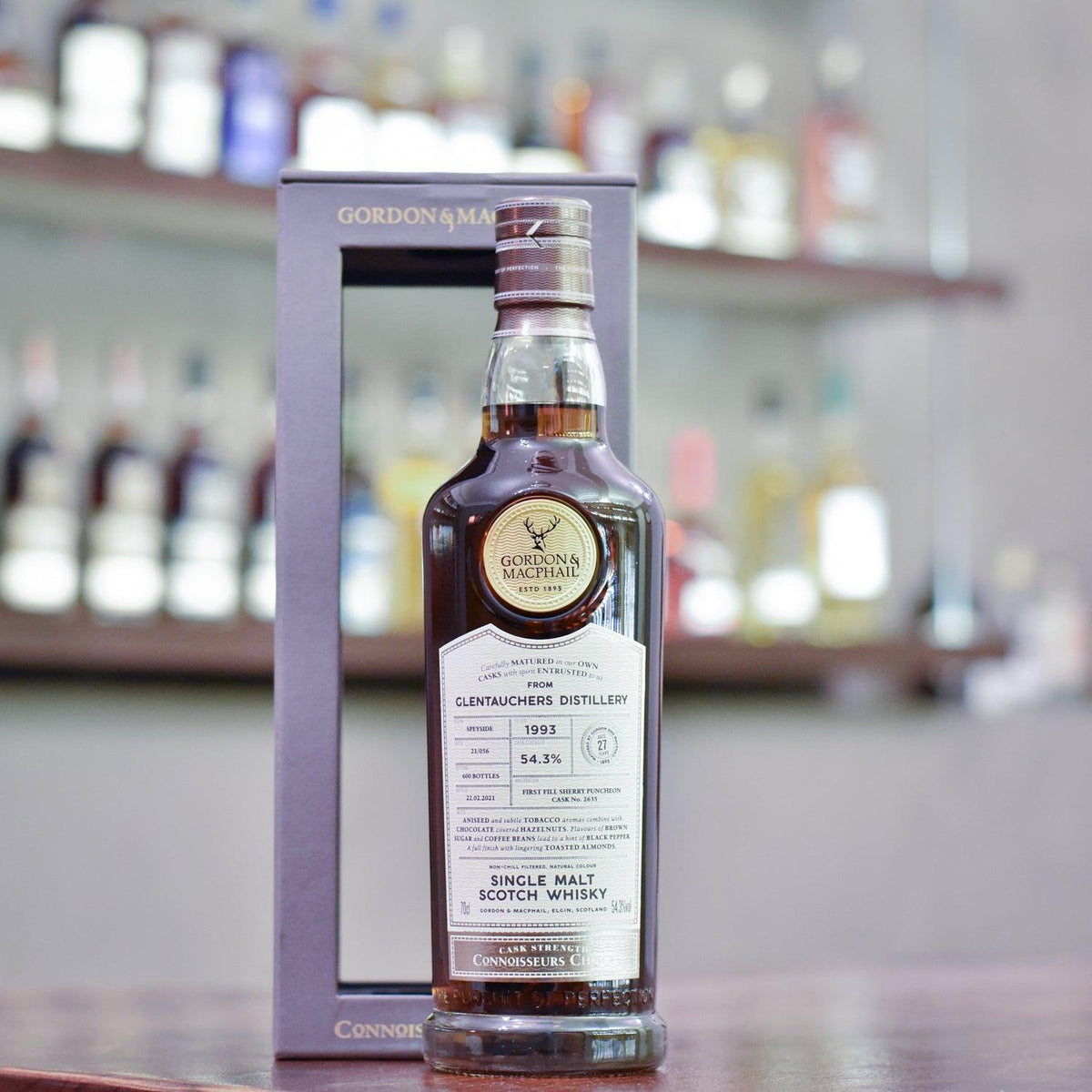 Gordon & MacPhail - Glentauchers 27 Year Old 1993 Connoisseurs Choice Cask 2635 - The Rare Malt