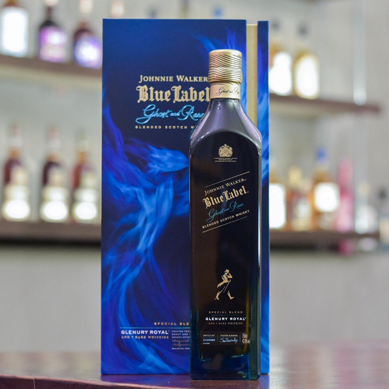 Johnnie Walker Blue Label Ghost & Rare - Glenury Royal - The Rare Malt