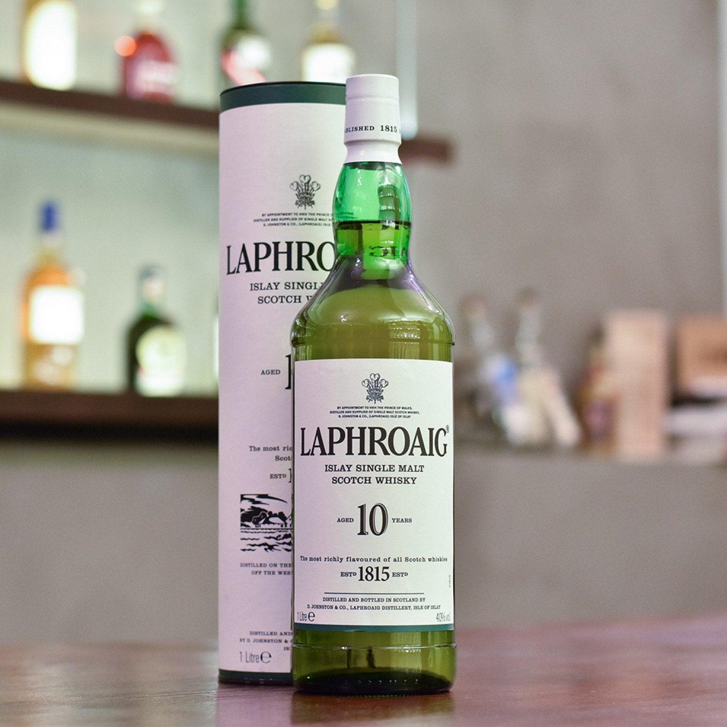 Laphroaig 10 Year Old 1L - The Rare Malt