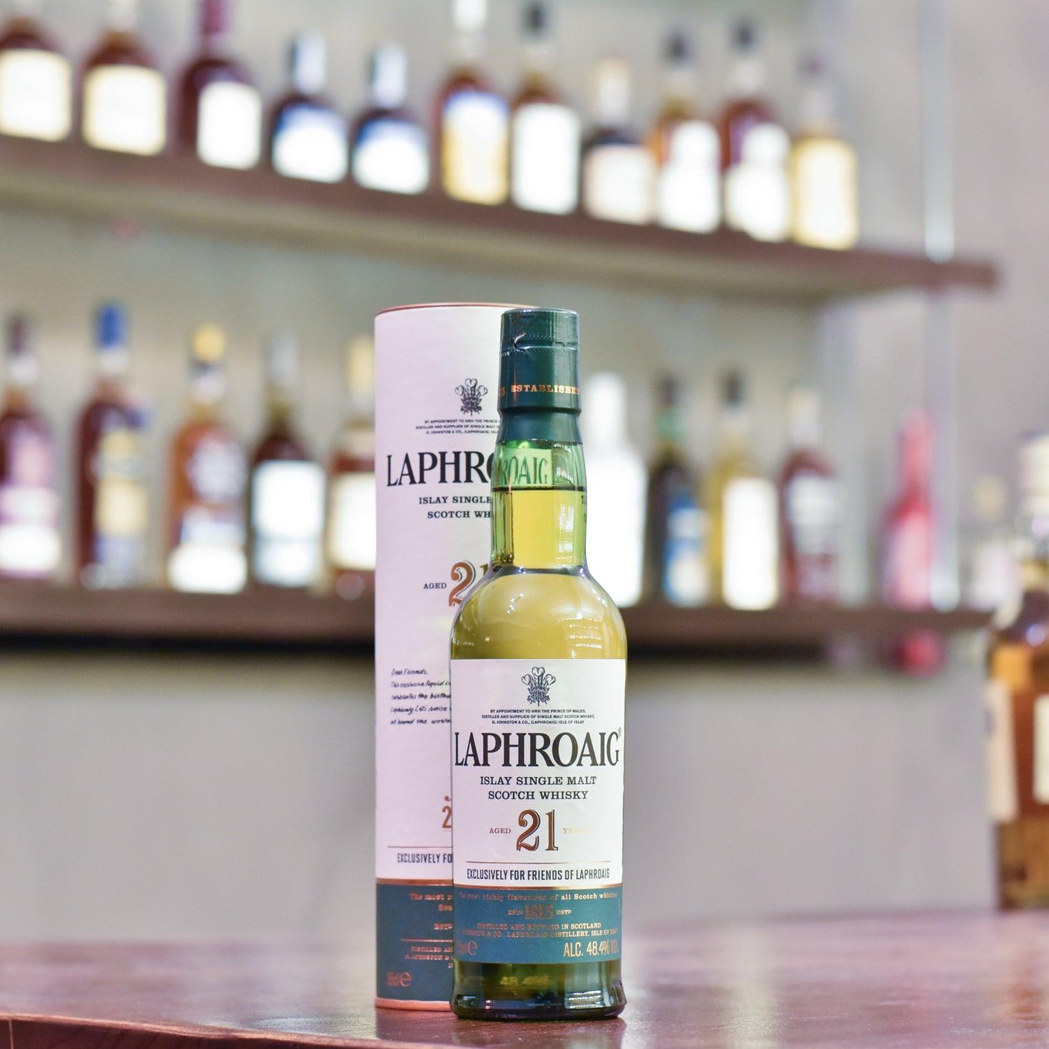 Laphroaig 21 Year Old 350ML - The Rare Malt