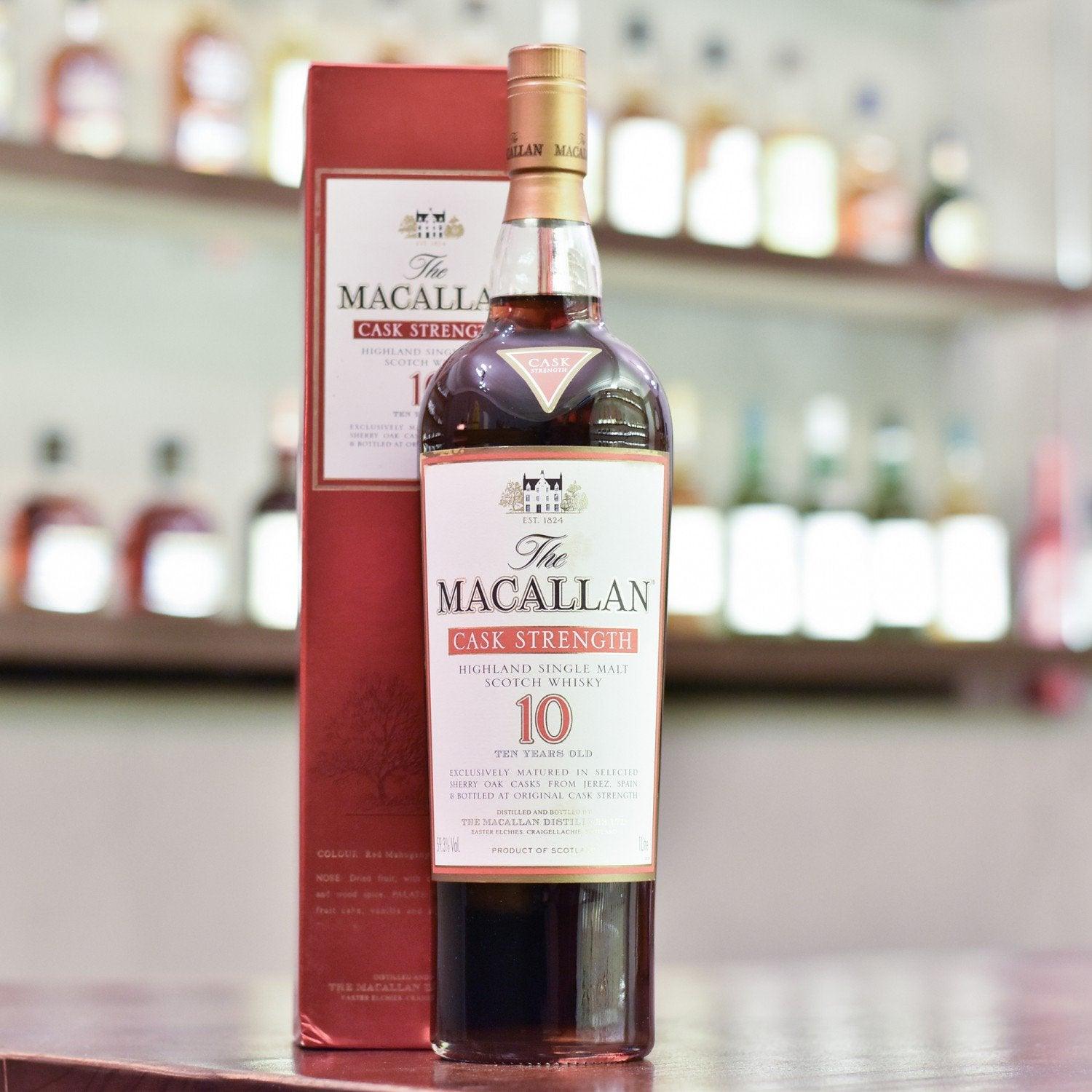 Macallan 10 Year Old Cask Strength 1L 59.3% - The Rare Malt