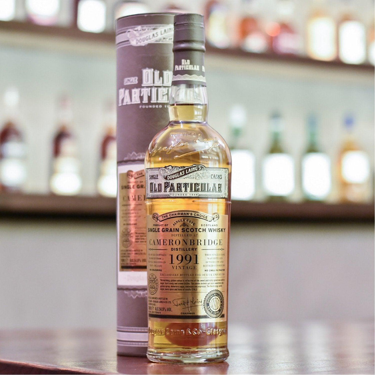 Old Particular - Cameronbridge 26 Year Old 1991 The Chairman's Choice Cask DL12492 - The Rare Malt