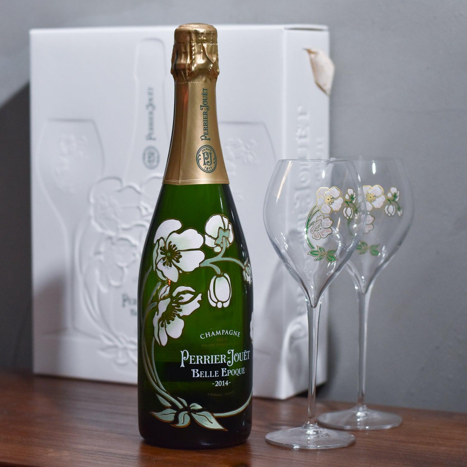 Perrier-Jouet Belle Epoque Blanc 2014 Gift Set - The Rare Malt