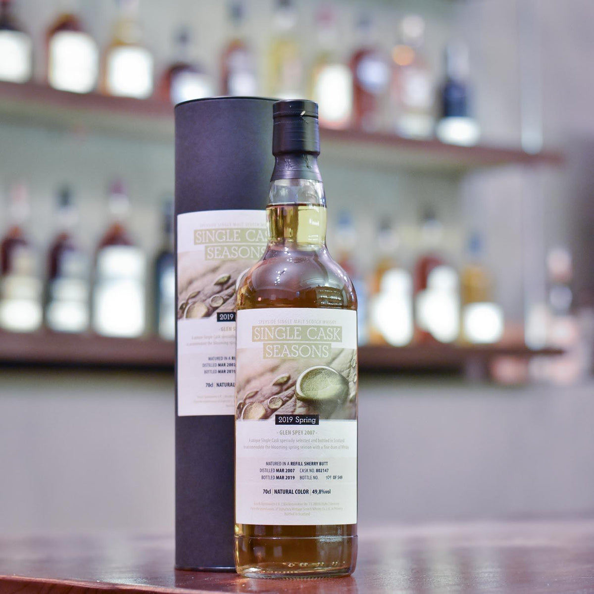 Signatory - Glen Spey 12 Year Old 2007 Single Cask Season Cask 802147 - The Rare Malt