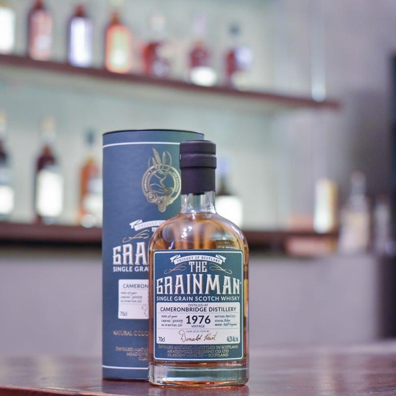 The Grainman - Cameronbridge 46 Year Old 1976 Cask 900005 - The Rare Malt