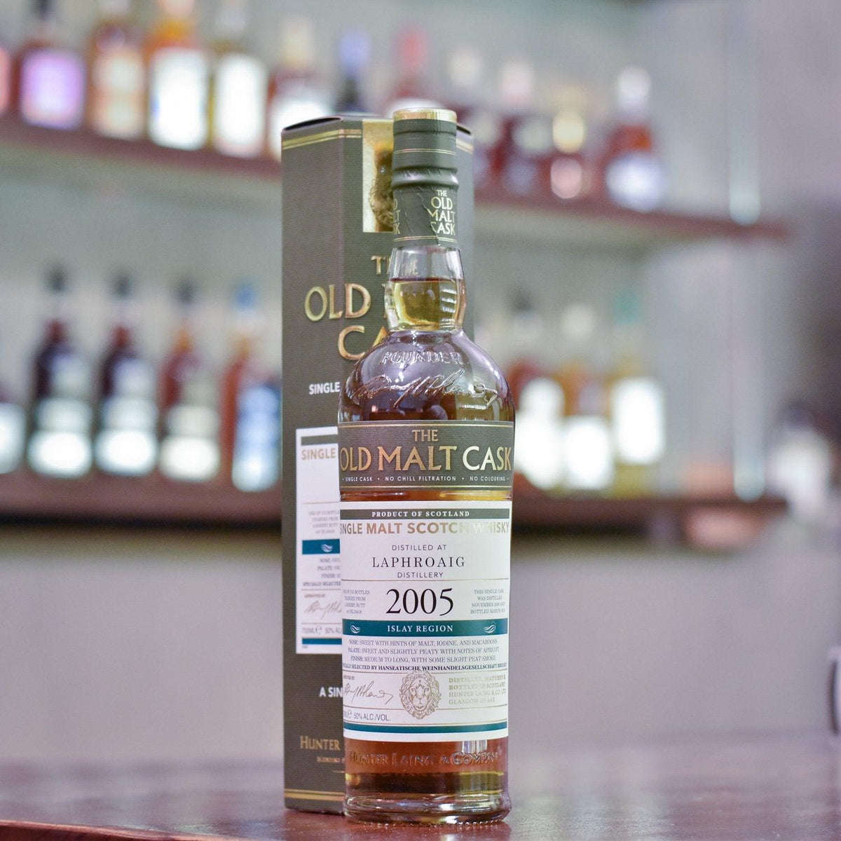 The Old Malt Cask - Laphroaig 15 Year Old 2005 Cask HL 18418 - The Rare Malt