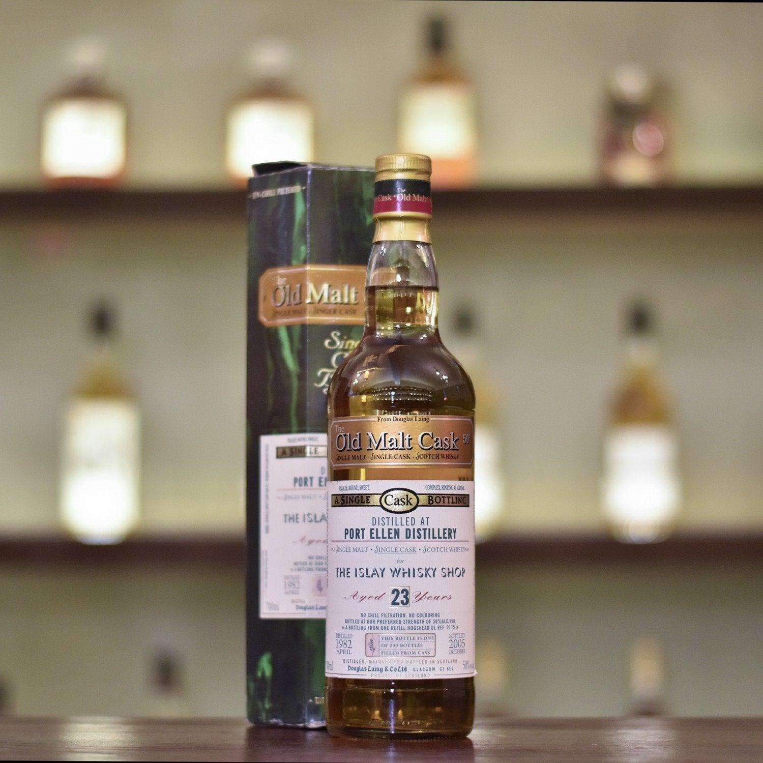 The Old Malt Cask - Port Ellen 23 Year Old 1982 Cask 2175 - The Rare Malt