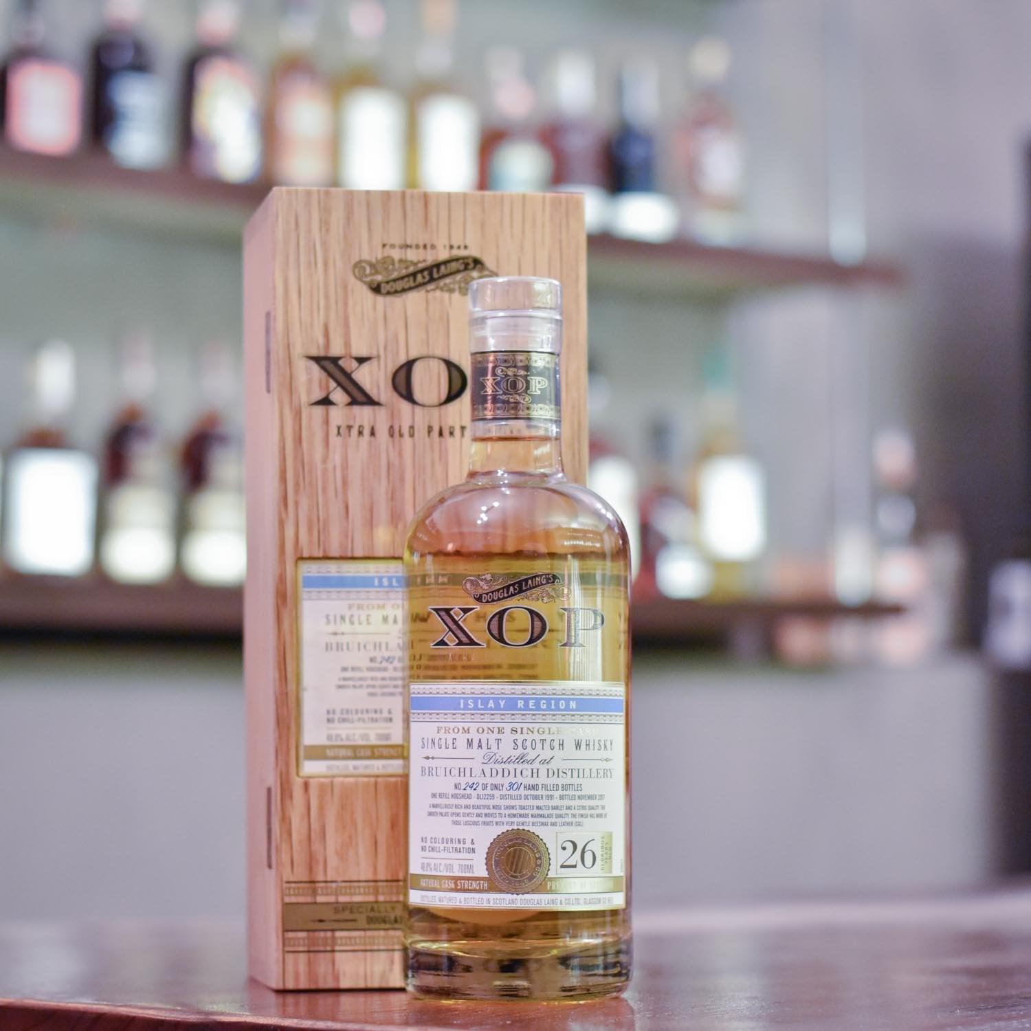 XOP - Bruichladdich 26 Year Old 1991 Cask DL 12259 - The Rare Malt