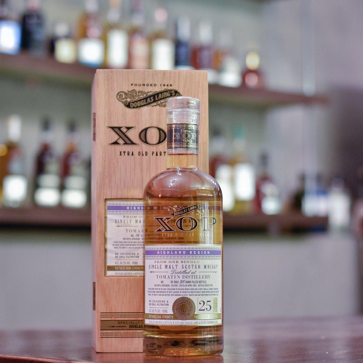 XOP - Tomatin 25 Year Old 1993 Cask 12783 - The Rare Malt